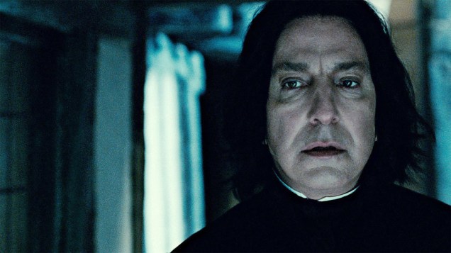 O ator britânico Alan Rickman deu vida ao Professor Snape em Harry Potter