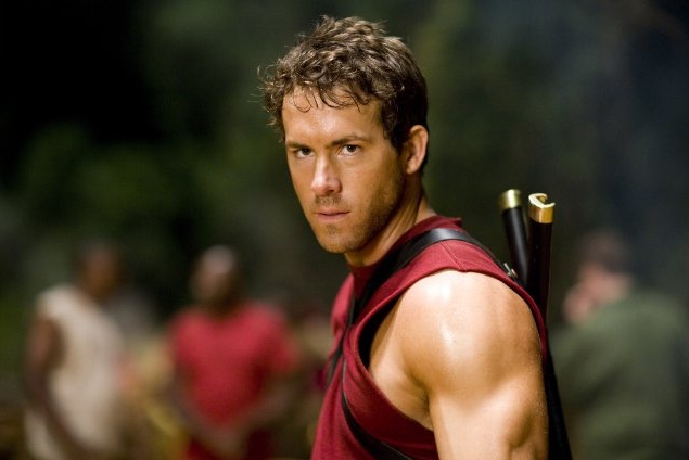 O ator Ryan Reynolds como Deadpool em 'X-Men Origens: Wolverine', de 2009