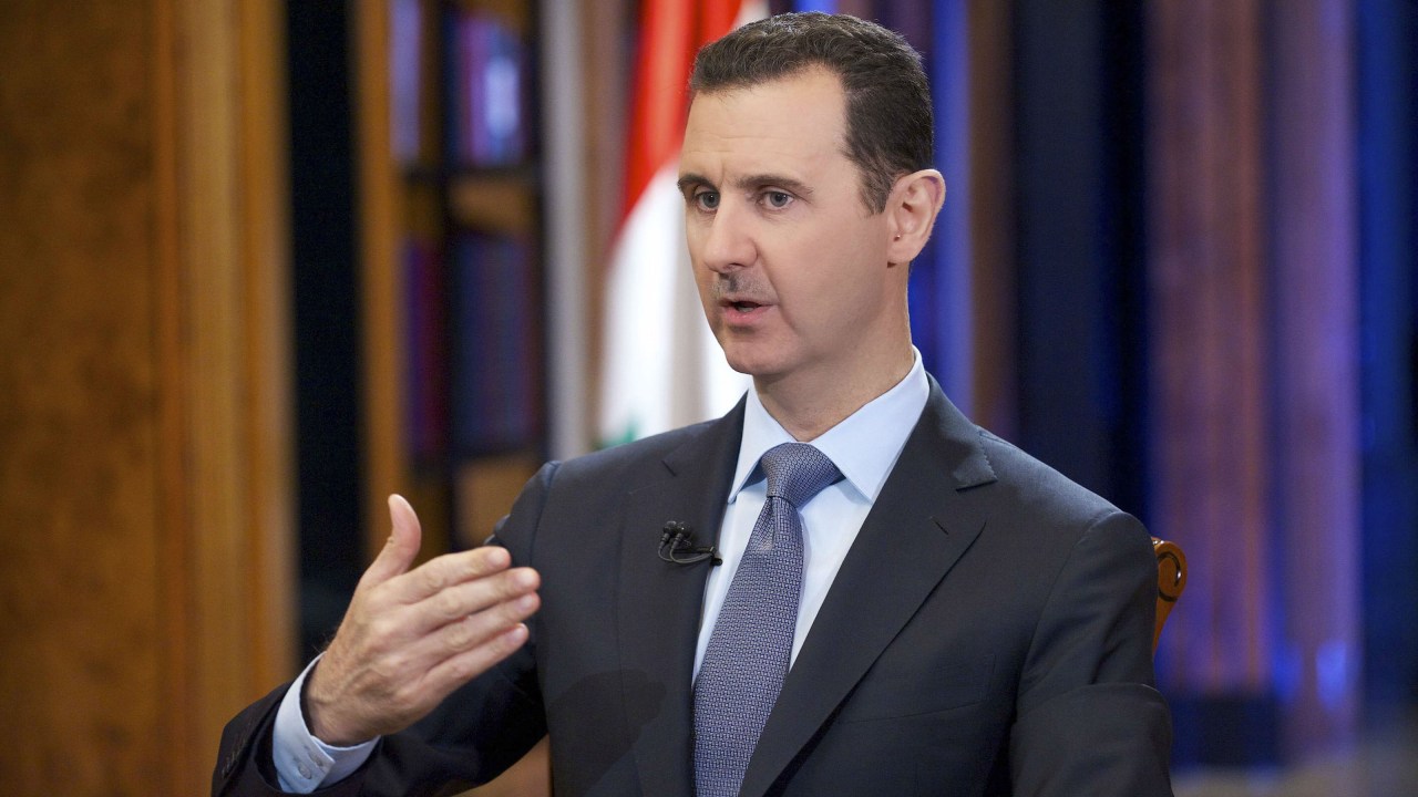 O ditador sírio Bashar Assad concede entrevista para a rede de televisão americana 'Fox News'