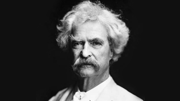 O escritor americano Mark Twain
