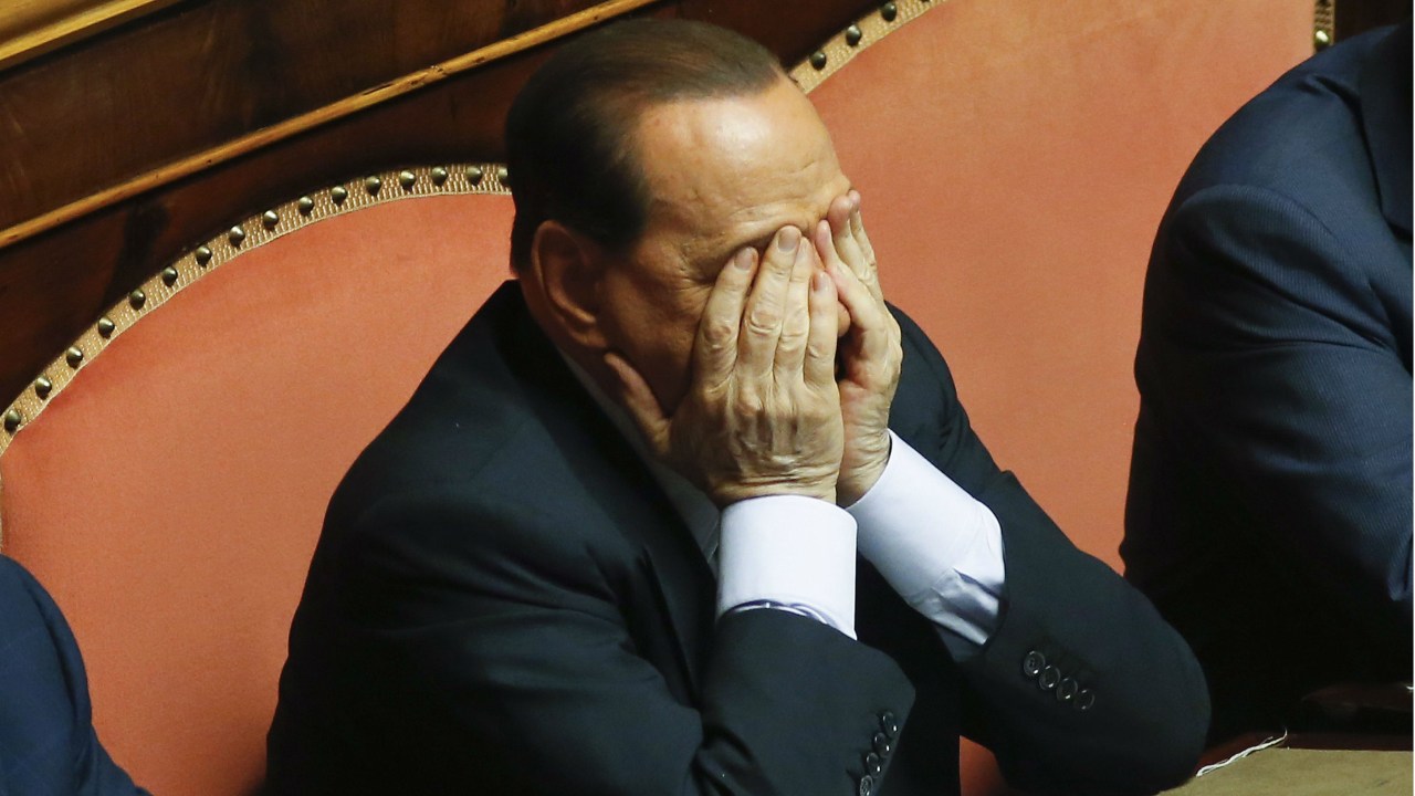 O ex-premiê italiano Silvio Berlusconi. Recuo de bilionário causou surpresa