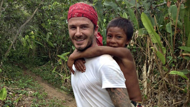 O jogador David Beckham no documentário David Beckham: Into The Unknown
