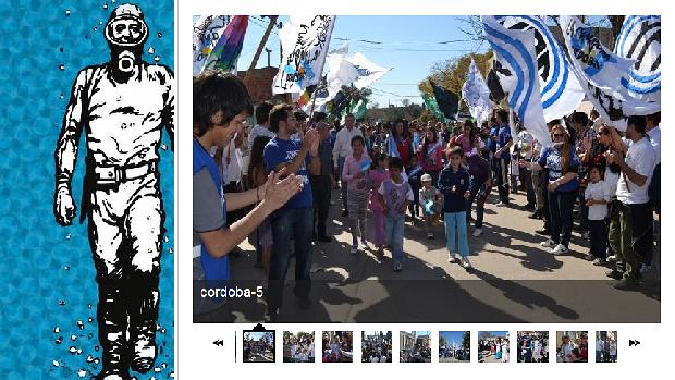 O movimento La Cámpora divulgou no site fotos da inauguração da escola infantil
