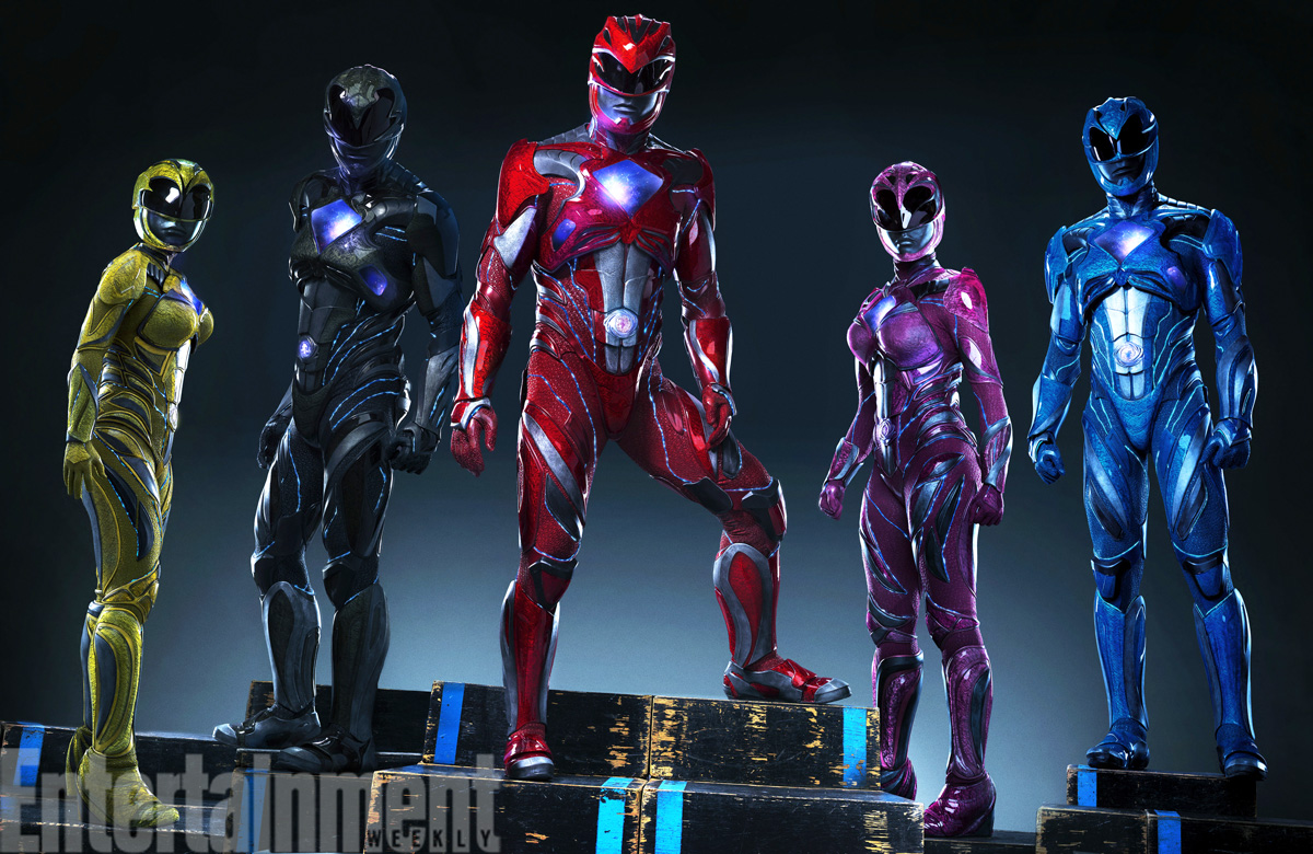 O novo uniforme dos Power Rangers