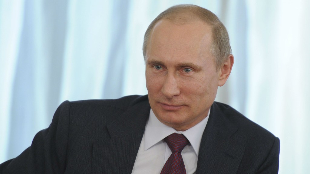 O presidente Vladimir Putin