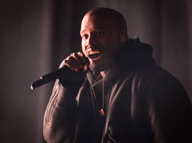 O rapper Kanye West O rapper Kanye West