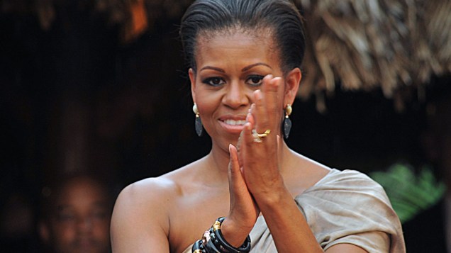 Primeira-dama americana, Michelle Obama, assiste apresentação em Brasília