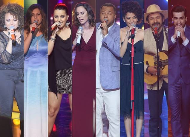 Os oito eliminados desta quinta-feira do The Voice Brasil