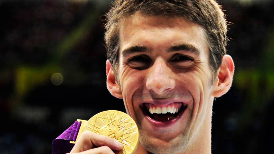 Michael Phelps conquistou a medalha de ouro nos 100m borboleta, ampliando para 21 o total de pódios olímpicos em 03/08/2012