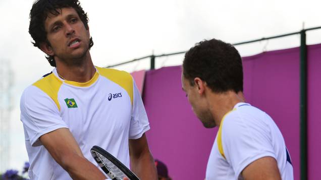 Bruno Soares e Marcelo Melo são eliminados pela dupla francesa dos Jogos Olímpicos de Londres em 02/08/2012