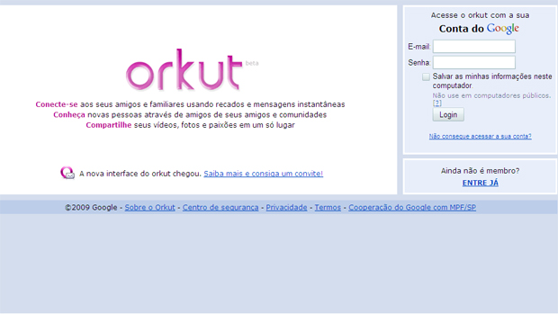 Orkut chega ao fim