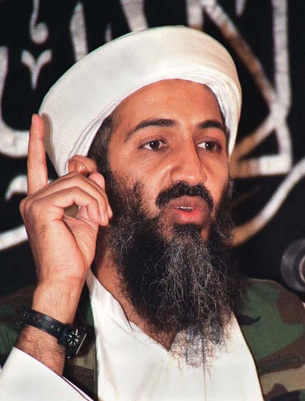 Osama Bin Laden em esconderijo no Afeganistão