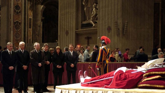 2005 – Funeral do Papa João Paulo II no Vaticano