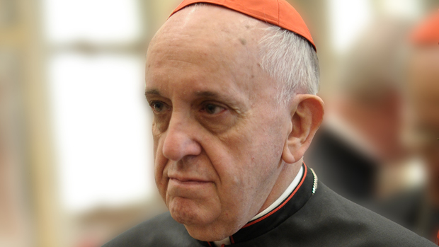 O  cardeal argentino Jorge Mario Bergoglio, agora chamado de Francisco