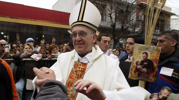 O arcebispo de Buenos Aires, Jorge Mario Bergoglio, em 2009