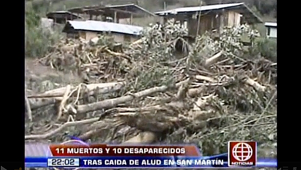Avalanche soterrou vila de plantadores de café no Peru