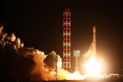 Foguete Zenit-3SLB transportando satélite americano em outubro de 2011