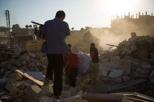 O novo emissário das Nações Unidas para a Síria afirmou que a Síria estava afundada em uma guerra civil