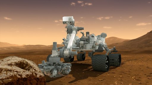 Ilustração do veículo-robô Curiosity