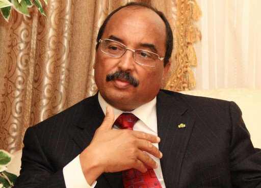 O presidente da Mauritânia, Mohamed Ould Abdel Aziz