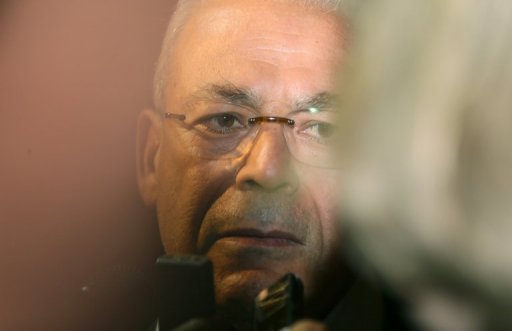 Chefe do CNS, Burhan Ghalioun, fala com a imprensa