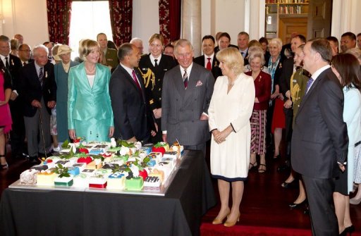 Príncipe Charles e sua mulher Camila participam da festa de aniversário do príncipe na Nova Zelândia