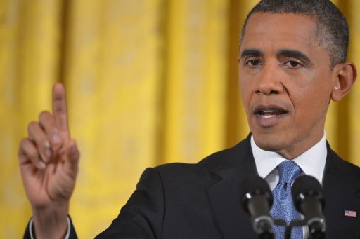 Obama concede uma entrevista coletiva na Casa Branca
