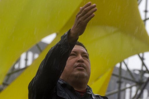 Hugo Chávez em foto de outubro de 2012