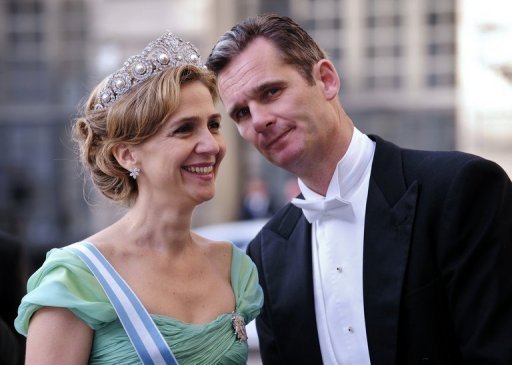 A princesa Cristina e o marido, Iñaki Urdangarin