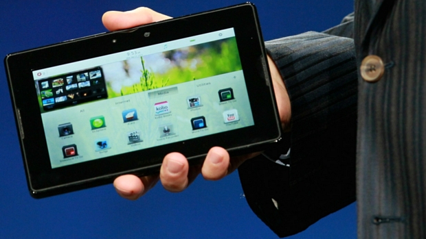 O PlayBook, tablet da fabricante do BlackBerry