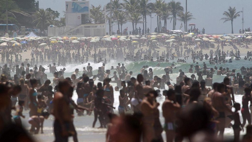 No primeiro mês do ano, a média de temperaturas do Rio de Janeiro chegou aos 33,9, acima da esperada pelos meteorologistas