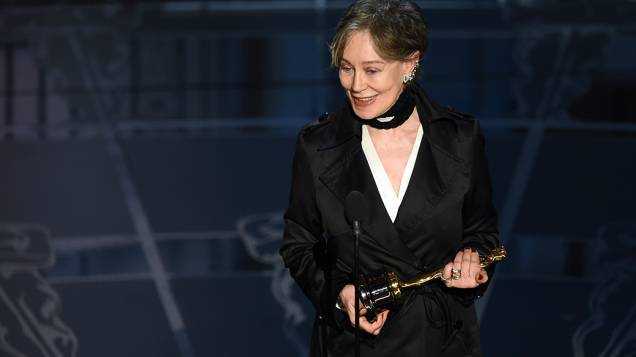 Milena Canonero vence o Oscar de melhor figurino por O grande hotel Budapeste