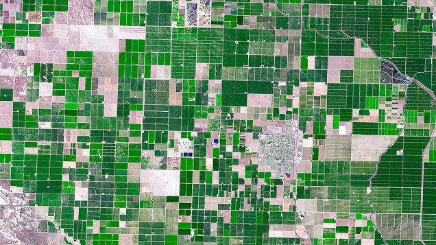 <p>Vista aérea do sul da Califórnia, nos Estados Unidos</p>