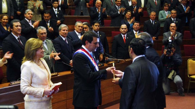 Cerimônia que oficializa Federico Franco como novo presidente paraguaio Cerimônia que oficializa Federico Franco como novo presidente paraguaio