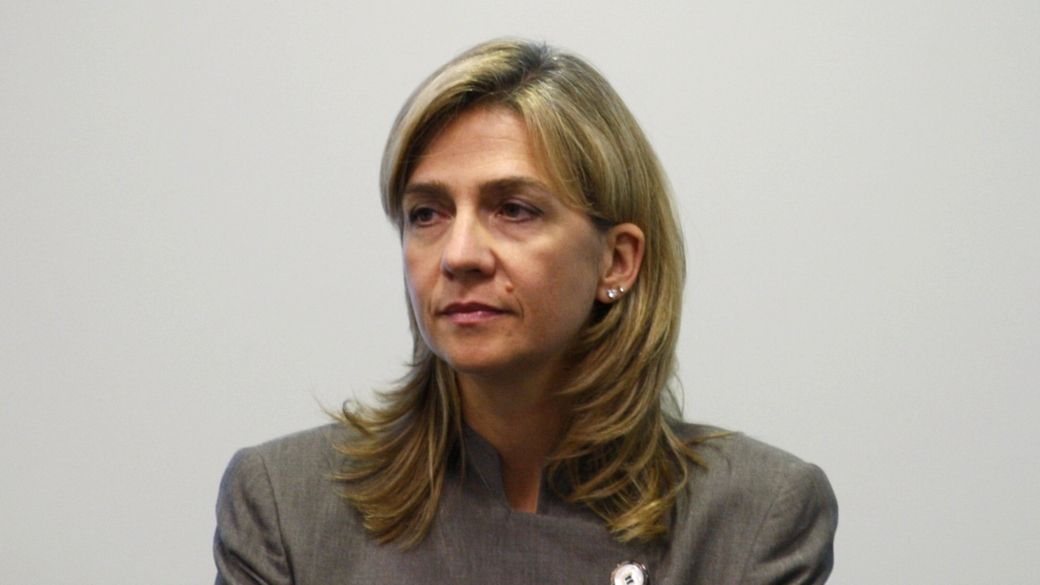 A princesa Cristina, filha mais nova do rei Juan Carlos, da Espanha