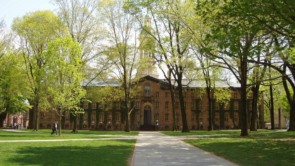 Campus da Universidade de Princeton, no estado americano de Nova Jersey