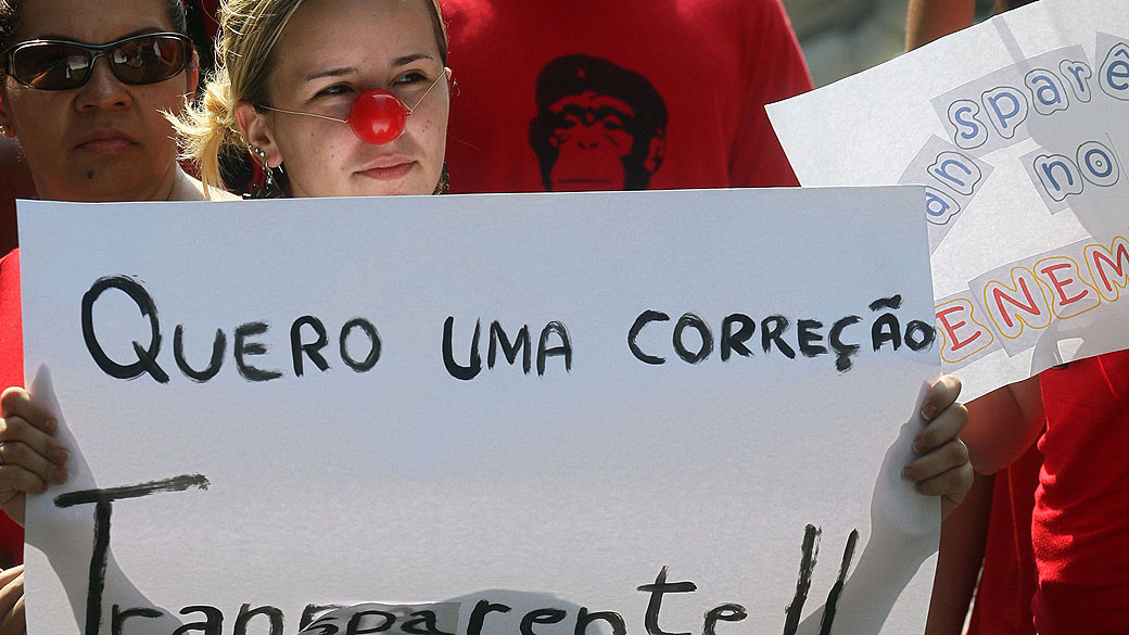 Na quarta-feira, estudantes realizaram manifestações pelas ruas do centro do Rio de Janeiro