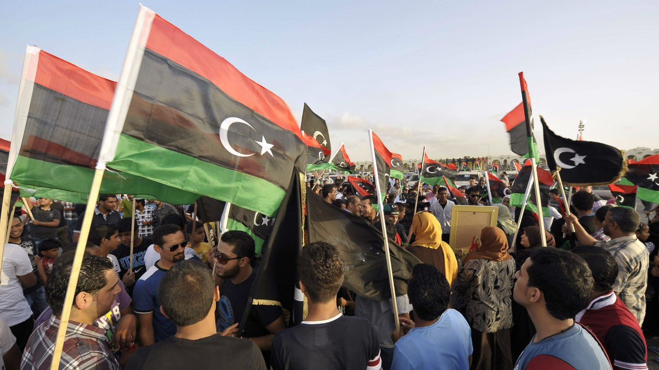 Protesto na Líbia