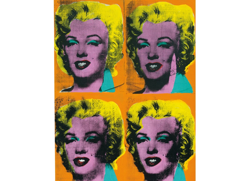 Quadro 'Four Marilyns', de Andy Warhol