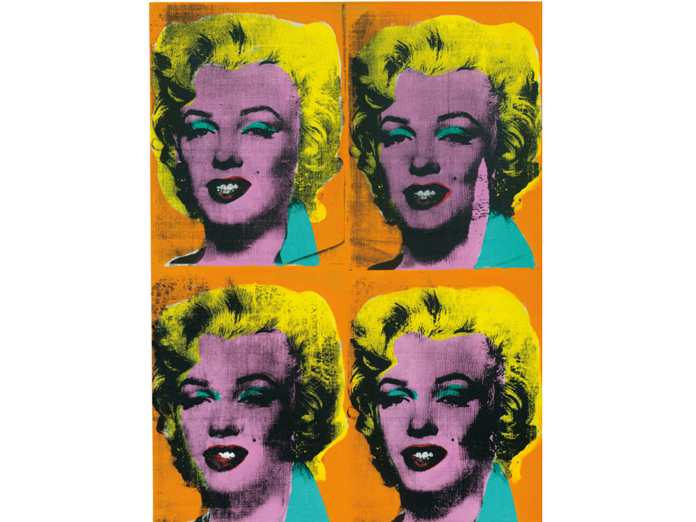 Quadro 'Four Marilyns', de Andy Warhol