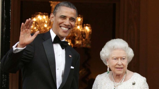 A rainha Elizabeth II e o presidente Barack Obama, em 2011