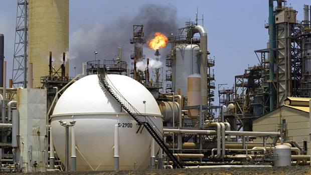 Imagem de arquivo mostra parte da refinaria de Amauy, situada no Centro de Refino de Paraguaná (CRP), o maior da Venezuela