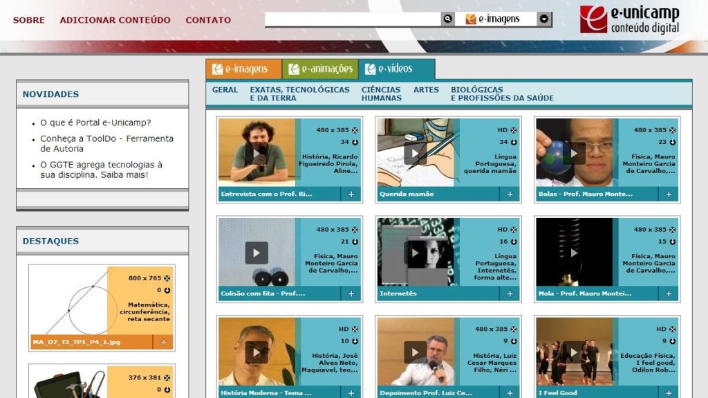 Portal e-Unicamp oferece conteúdo das aulas e ferramenta de acompanhamento online das disciplinas