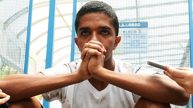 Reynaldo Machado, 17, de São Fidélix, errou o local onde deveria fazer a prova 