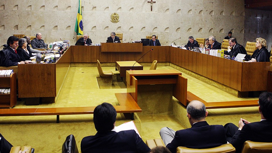 O ministro Ricardo Lewandowski, revisor do processo do mensalão no Supremo Tribunal Federal (STF)