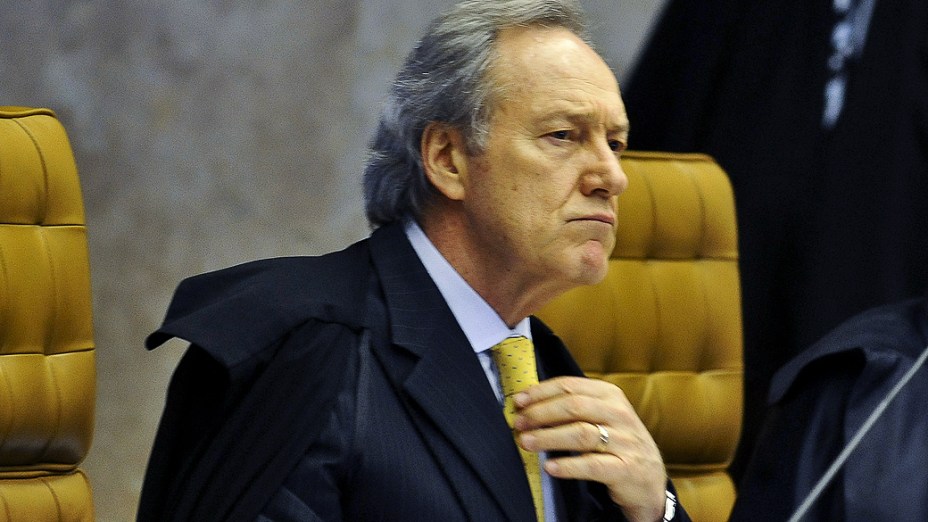 Ministro do Supremo Tribunal Federal (STF), Ricardo Lewandovisk durante julgamento do mensalão, em 05/09/2012