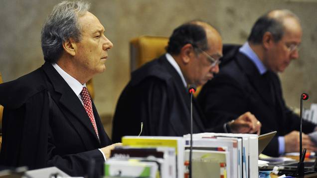 Retomada do julgamento na fase de fixação das penas no processo do mensalão, em 07/11/2012