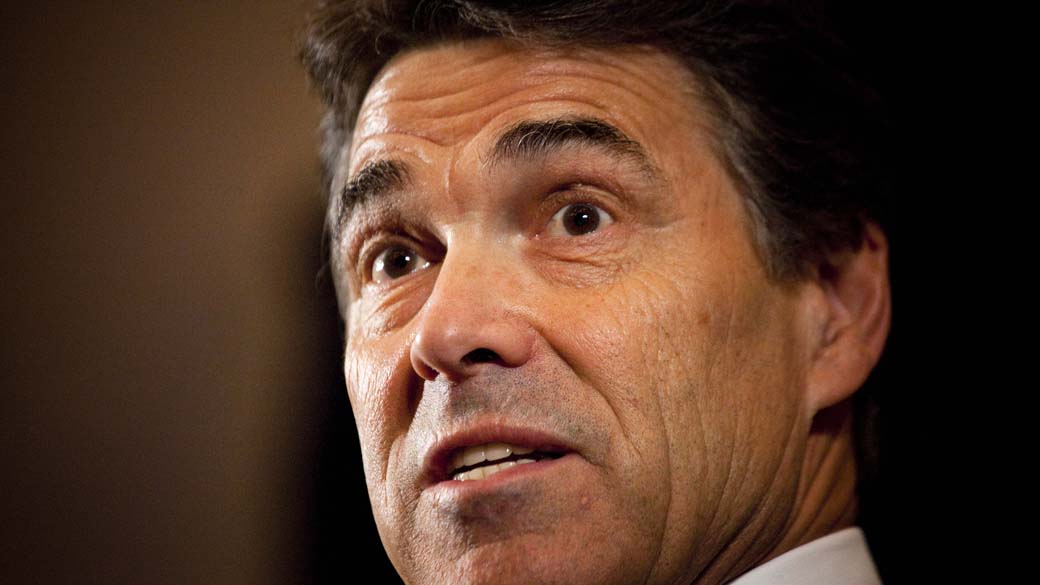 Rick Perry, candidato republicano à presidência dos Estados Unidos