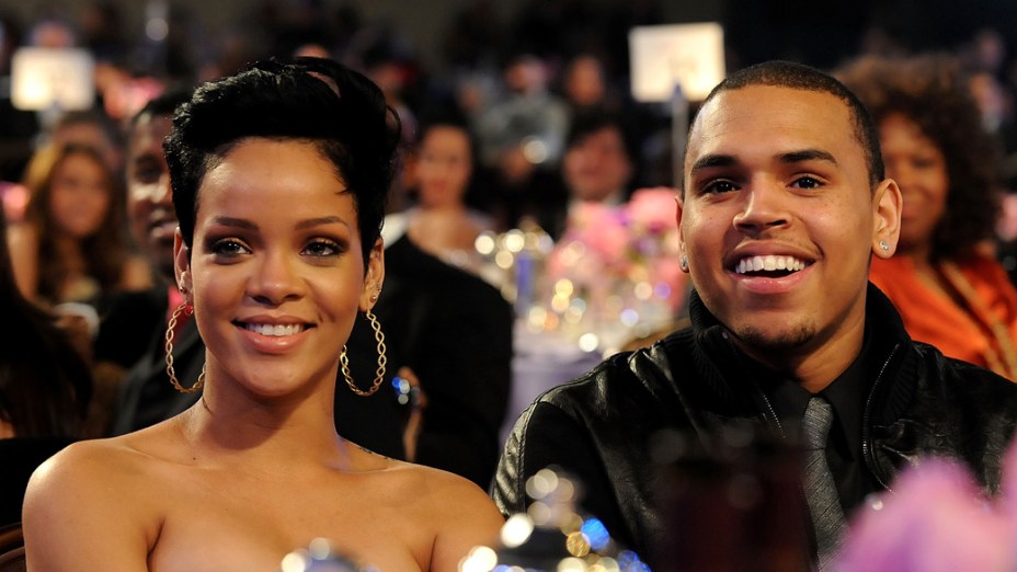Rihanna e Chris Brown no Grammy 2009
