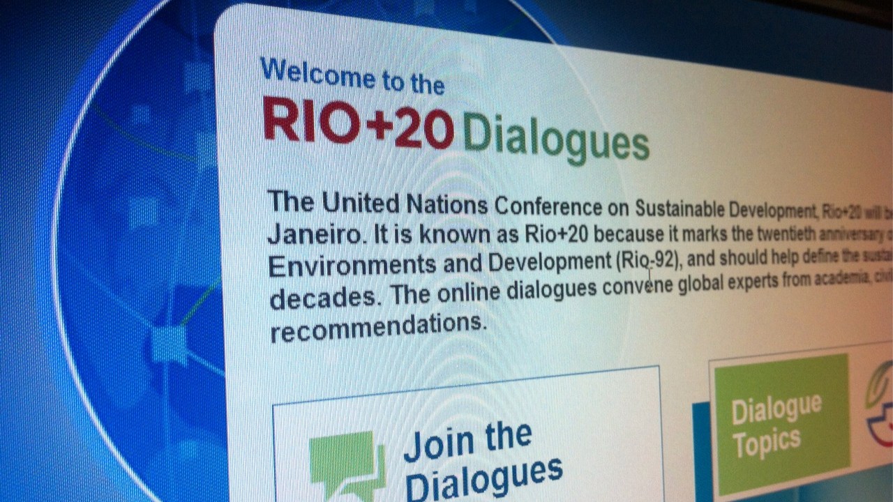 A nova rede social da ONU vai "funilar" as principais questões da Rio +20